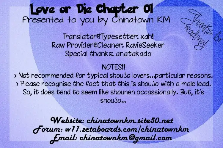 Love or Die Chapter 1 1